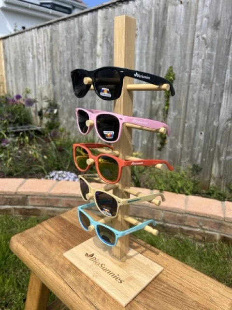 Bamboo BioSunnies Display Stand