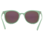 BioSunnies Tropical Mirror Sunglasses In Sea Green