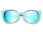 BioSunnies Tropical Mirror Sunglasses In Sea Green