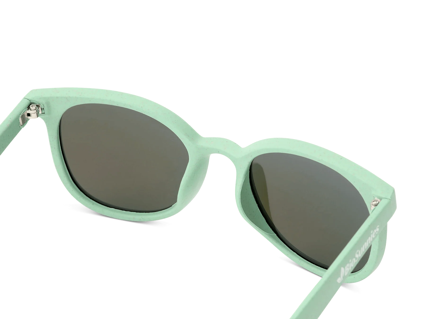 BioSunnies Tropical Mirror Sunglasses In Sea Green