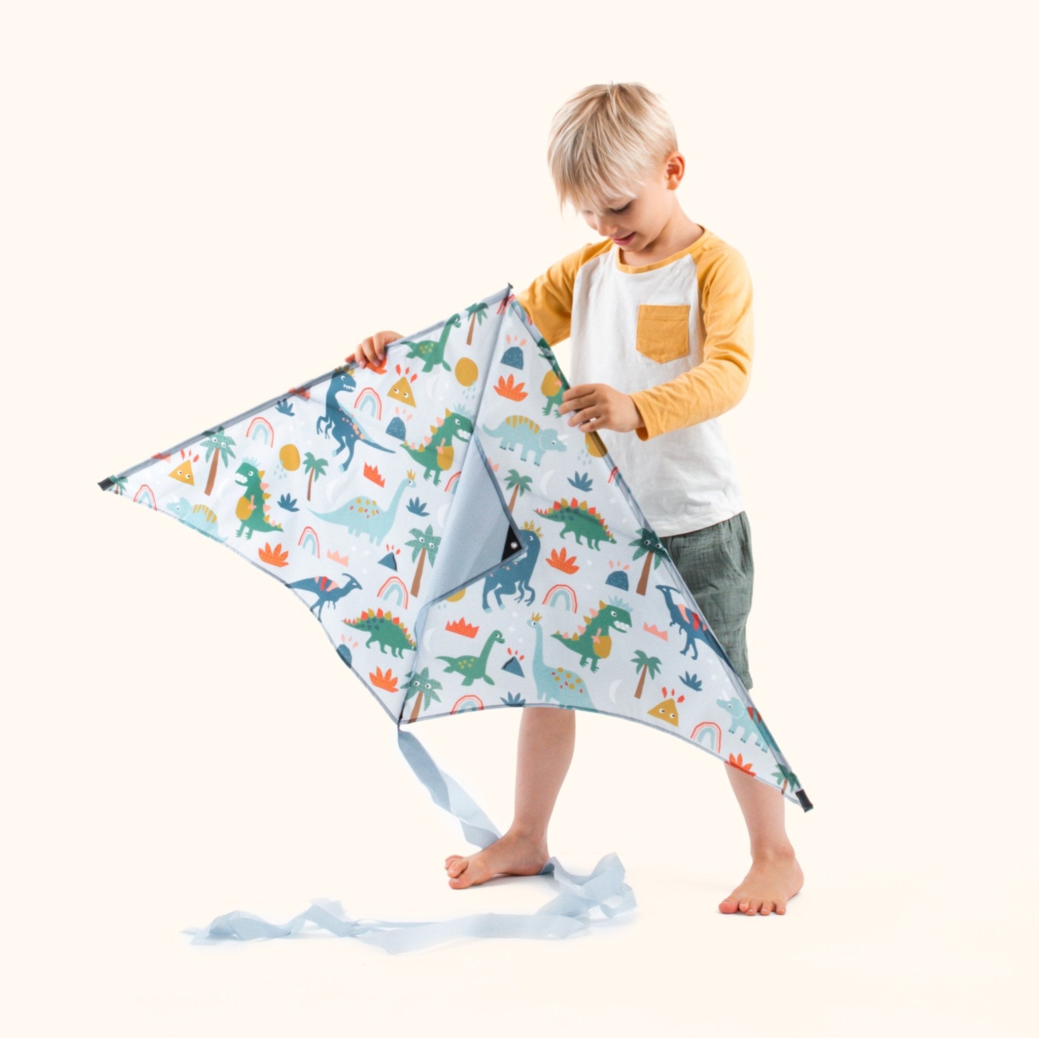 Dino Danger - Sustainable Kite - Kite by Lofty Kites